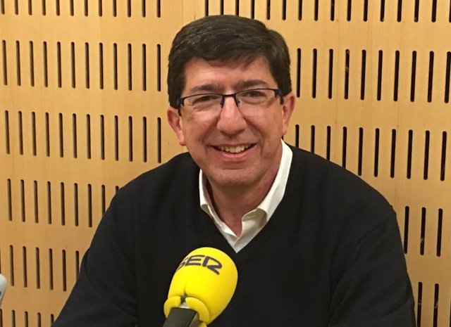 Juan Marín, en una entrevista radiofónica tras las elecciones andaluzas