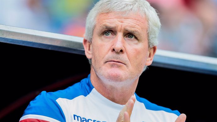 Mark Hughes, entrenador del Stoke City