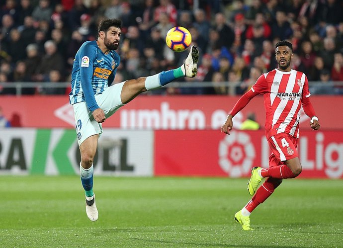 Diego Costa en el Girona - Atlético Madrid