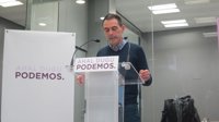 Podemos Euskadi cree que la "izquierda en general" debe "reflexionar" tras las "malas noticias" de Andalucía