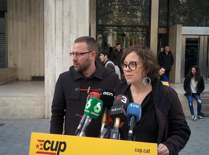 Vidal Aragonés y Eulàlia Reguant (CUP)