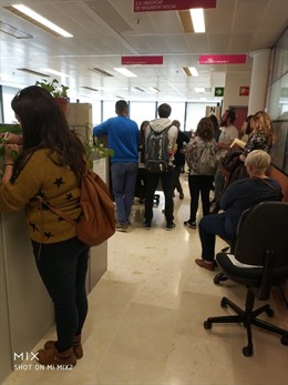 Portesta en la dirección territorial