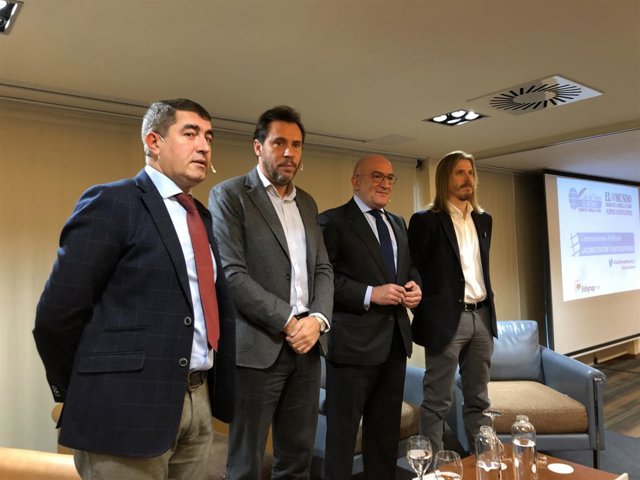 Pablo Lago, Óscar Puente, Jesús Julio Carnero y Pablo Fernández