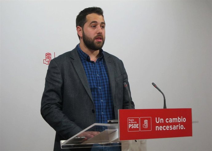 El secretario de Organización del PSRM-PSOE, Jordi Arce                