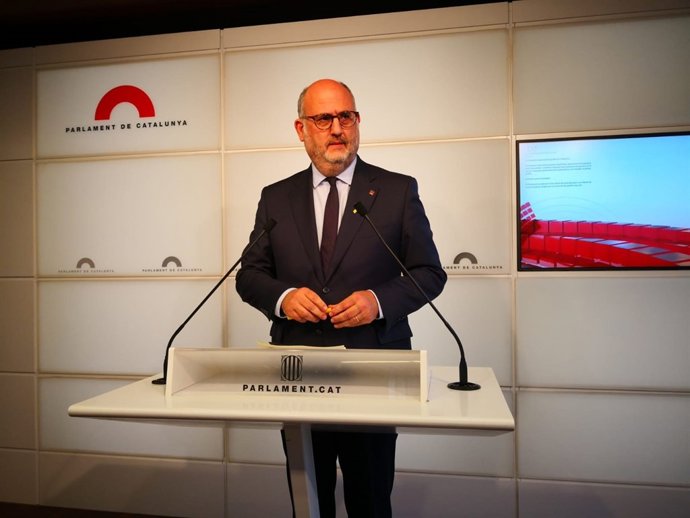 El portavoz adjunto de JxCat en el Parlament, Eduard Pujol