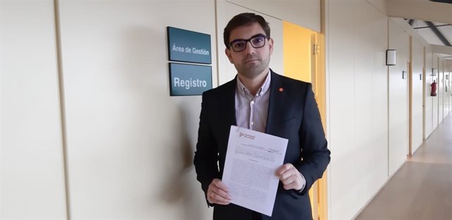 El portavoz de Ciudadanos, Diego Ubis