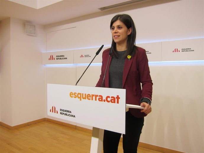La Portavoz De ERC, Marta Vilalta