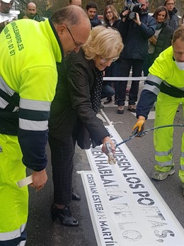La alcaldesa de Madrid, Manuela Carmena