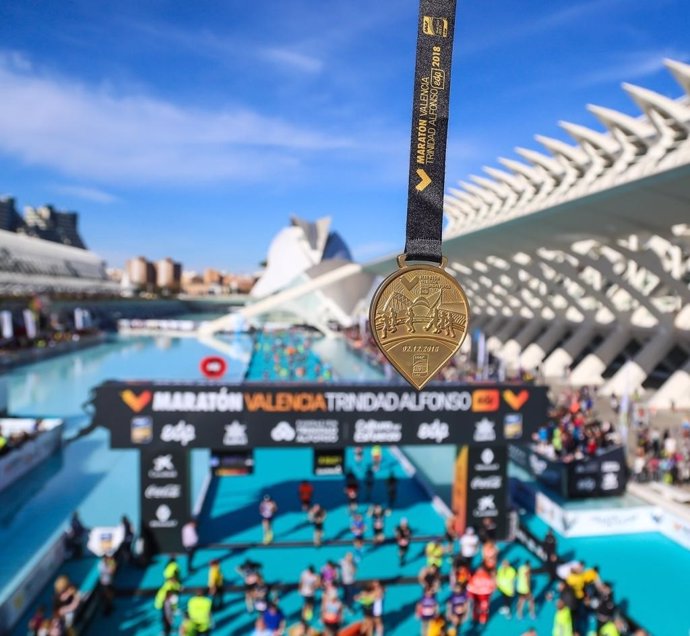 Medalla del Maratón de Valencia 2018