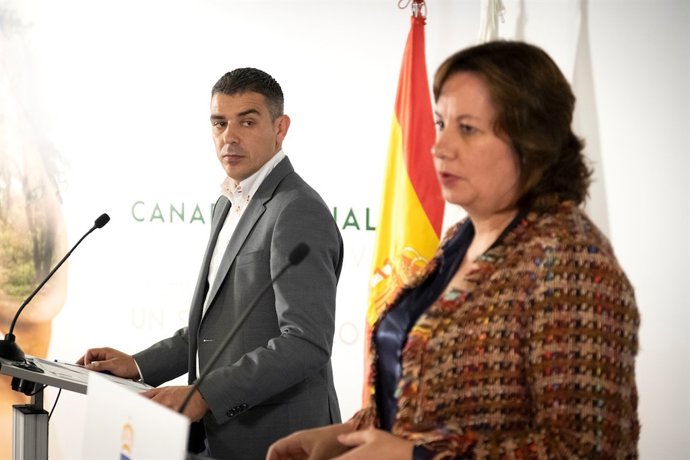 Narvay Quintero y Soledad Monzón en rueda de prensa