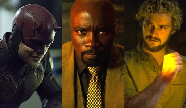 Daredevil, Luke Cage y Iron Fist de Netflix
