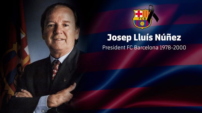Mor l'expresident del FC Barcelona Josep Lluís Núñez