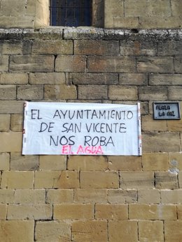 Protesta vecinal en Rivas de Tereso