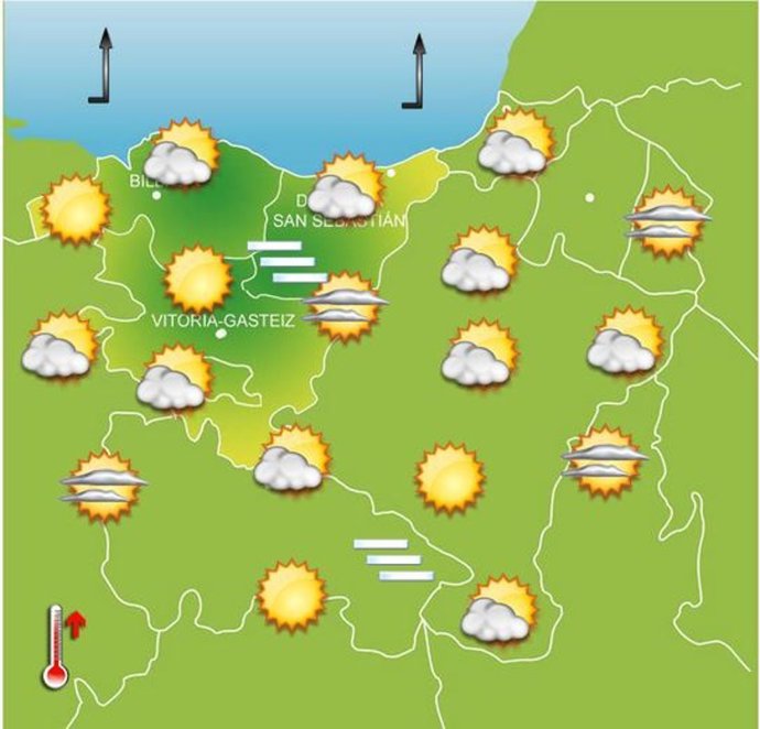 Previsiones meteorológicas para el 4 de diciembre