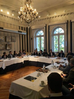 Errejón con empresas de economía digital