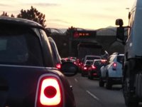 Retenciones kilométricas por un accidente en la "Y"