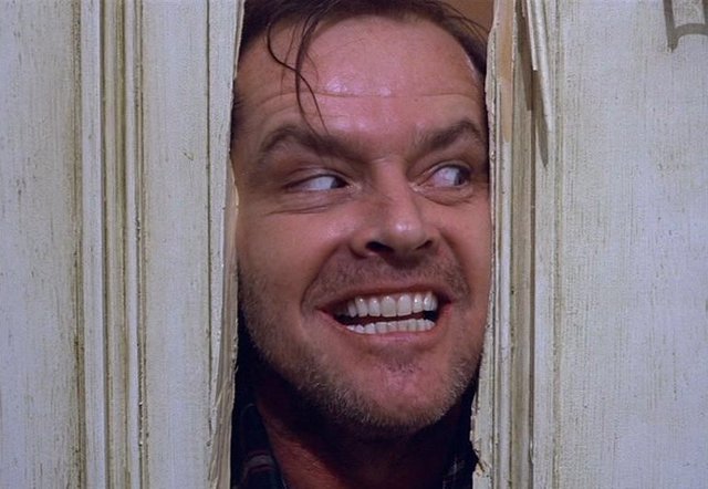 Jack Nicholson en El resplandor