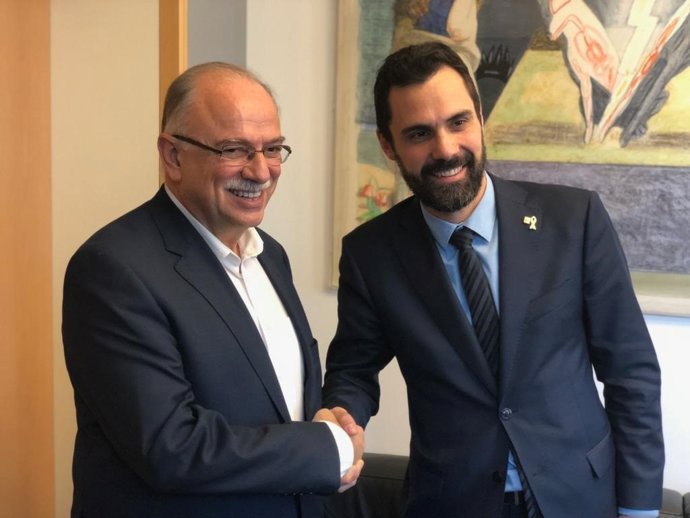 Roger Torrent i Dimitrios Papadimoulis