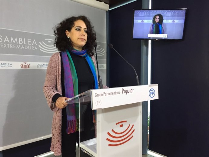 Diputada del PP Maria Angeles Muñoz