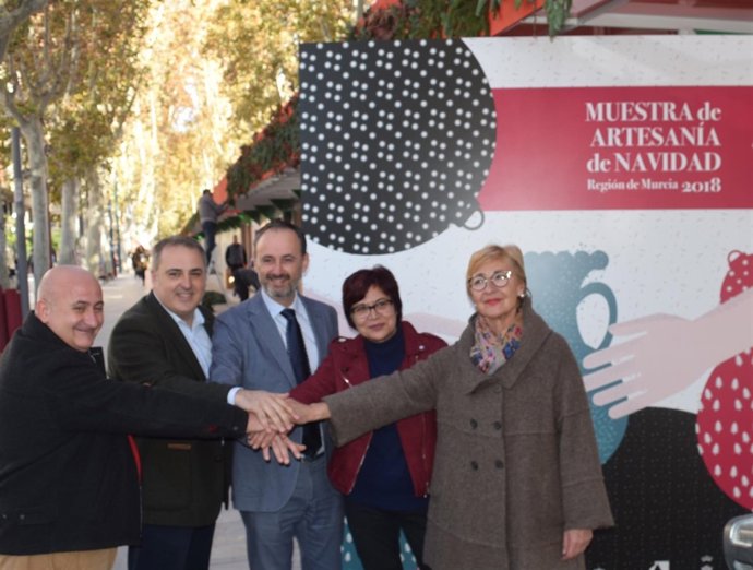 Imagen de la presentación de la Muestra de Artesanía de Navidad