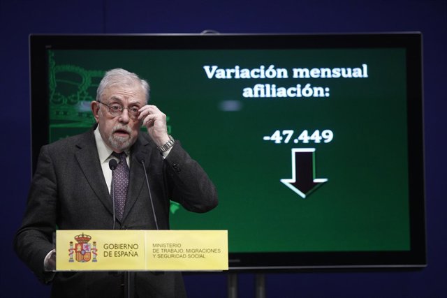 Presentación de los datos de paro registrado y afiliación a la Seguridad Social 