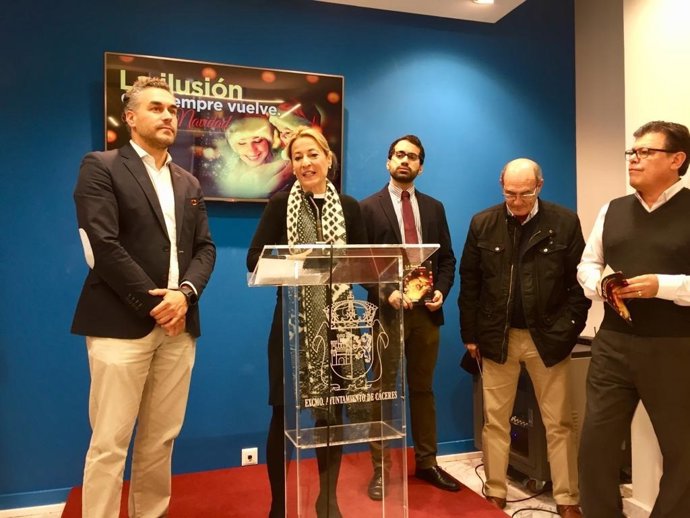 Presentación de programación de Navidad en Cáceres