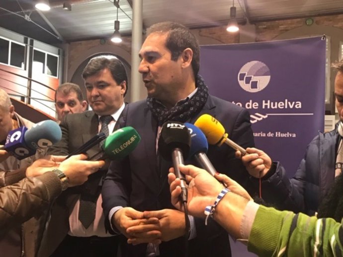 El presidente del puerto de Huelva, José Luis Ramos.