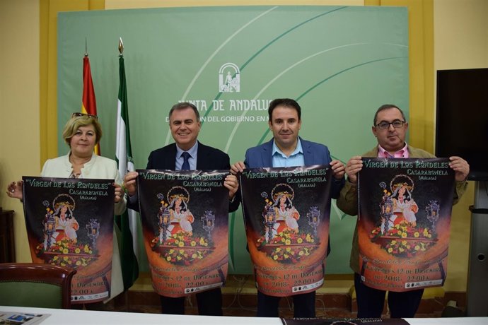Fiesta de la virgen de los rondeles casarabonela málaga diciembre 2018 popular