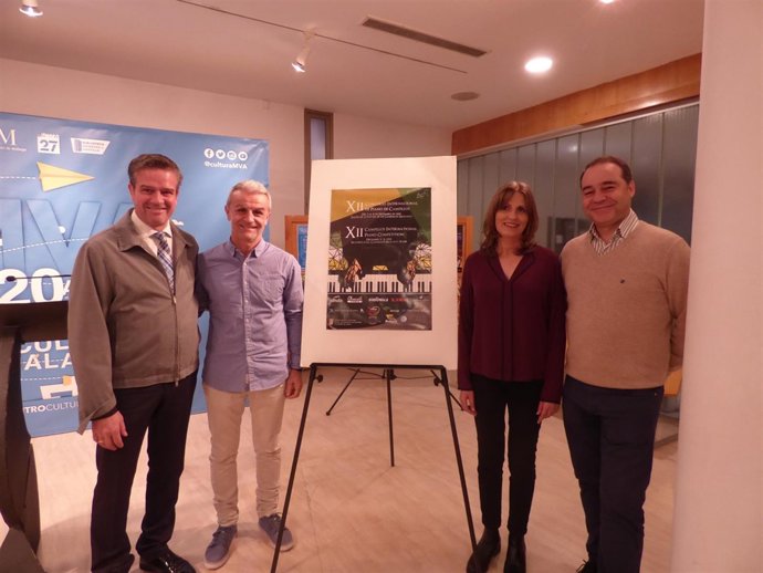 Víctor gonzález, francisco guerrero alcalde Campillos certamen piano