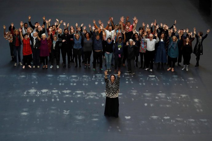 Performance de Tania Bruguera en Londres
