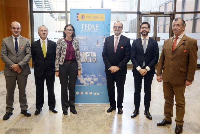 Maroto en la presentación de la agenda sectorial aeronáutica