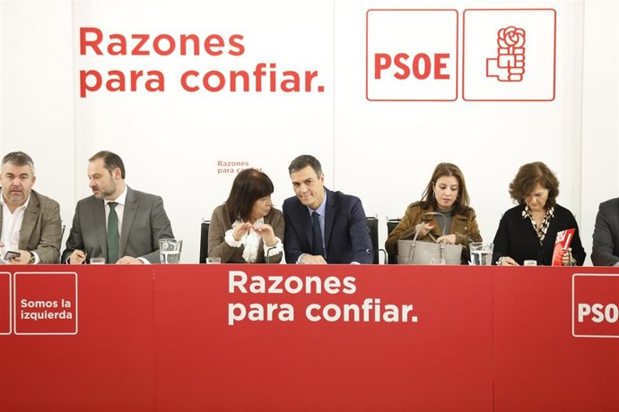 Reunión de la Comisión Ejecutiva Federal del PSOE
