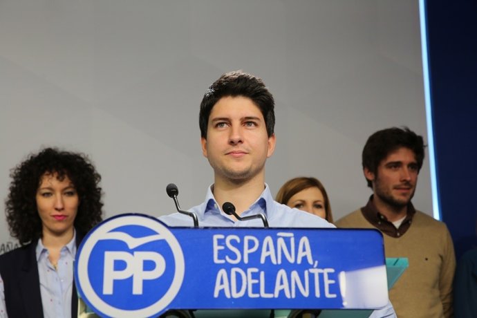 El candidat a la presidència de Noves Generacions del Partit Popular