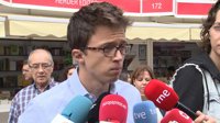 Errejón, orgulloso de “héroes" sin capa, pide retirada de cargos para detenidos en la “gran sacudida democrática"