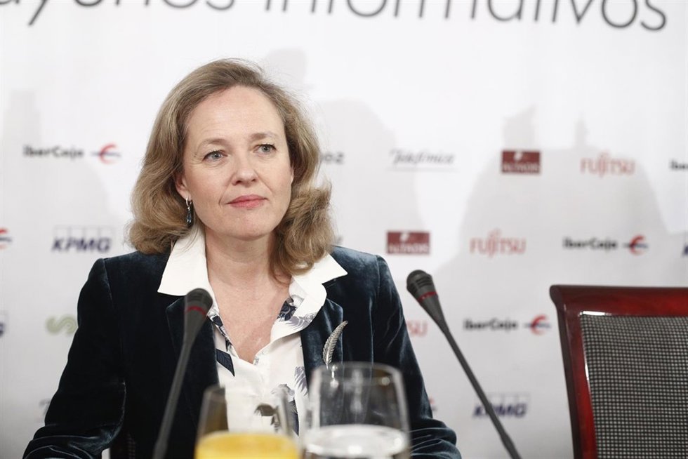 Nadia Calviño participa en los Desayunos Informativos de Europa Press