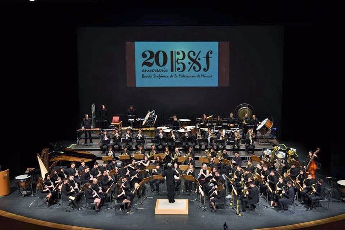 La Banda Sinfónica de la Federación de Bandas de la Región