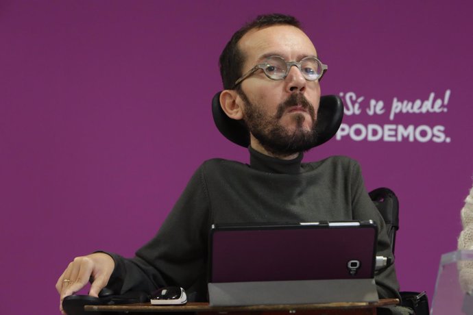 Rueda de prensa de Podemos tras el Consejo de Coordinación del partido