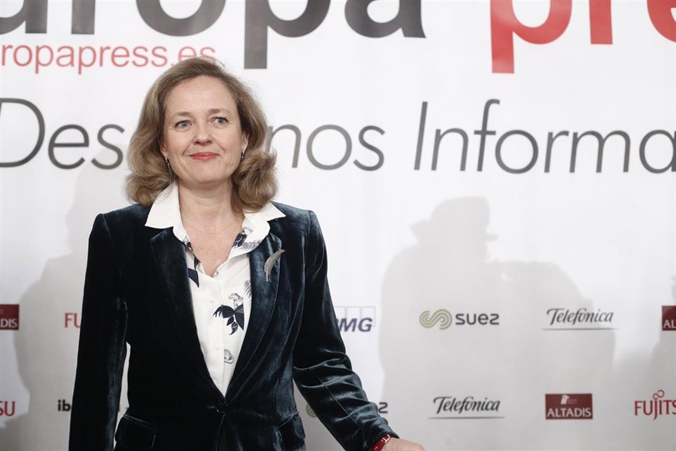 Nadia Calviño participa en los Desayunos Informativos de Europa Press