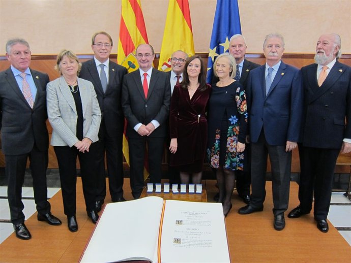 Acto del 40 aniversario de Constitución en la Delegación del Gobierno en Aragón