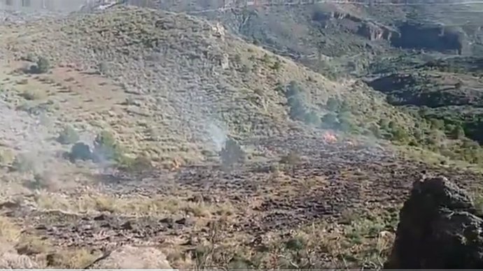 Incendio en Felix (Almería)