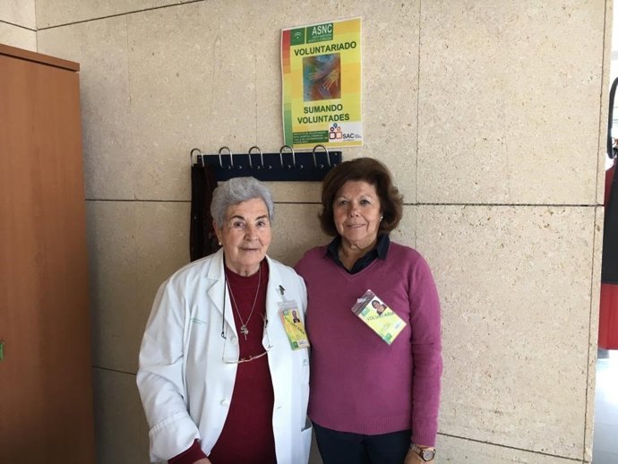 Voluntarias en el Hospital Valle de los Pedroches