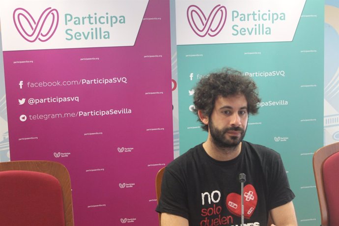 El concejal de Participa Sevilla Julián Moreno