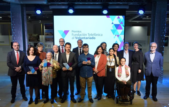 Fundación Telefónica entrega los premios a las cinco mejores iniciativas de volu