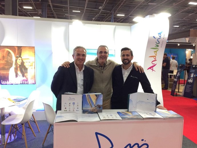 Representantes de Marinas de Andalucía en el Salón Náutico de París de 2017