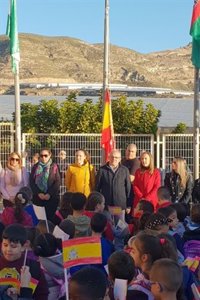 Junta participa en los actos del CEIP Blas Infante de Vícar con motivo de Día de la Constitución