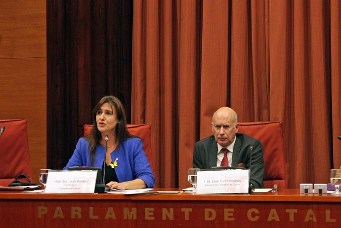 La consellera de Cultura, Laura Borràs