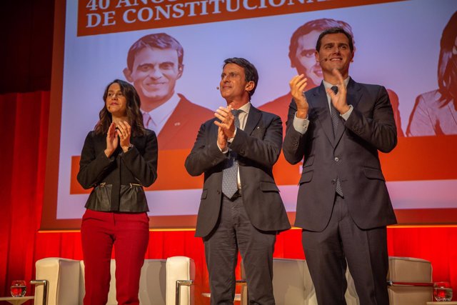 Rivera, Arrimadas, y Valls participan en el acto 40 años de constitucionalismo
