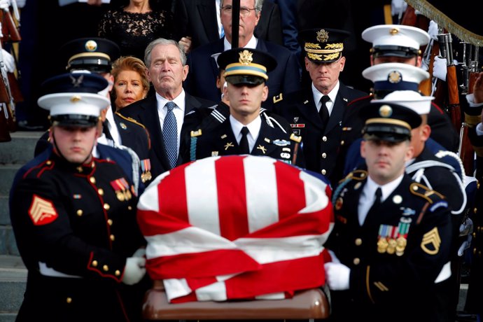 Funeral por el ex presidente George Bush