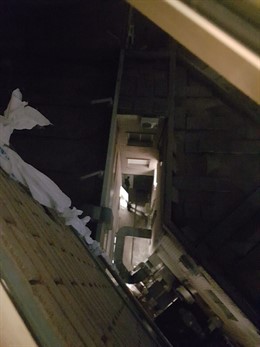 Sábanas entrelazadas por un preso para huir del hospital Gregorio Marañón