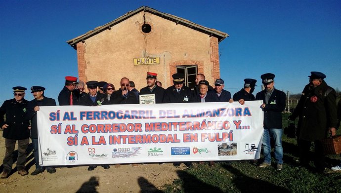 Protestas de colectivos de Granada, Almería y Murcia